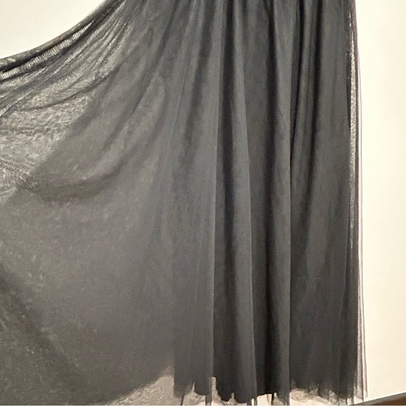 City studio plus size black tulle off the shoulder maxi dress size 18 women’s - Picture 14 of 15